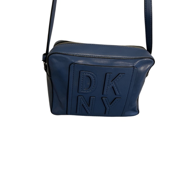 Dkny Handbags - DKNY EUC Blue PU Leather Crossbody Bag No Callouts